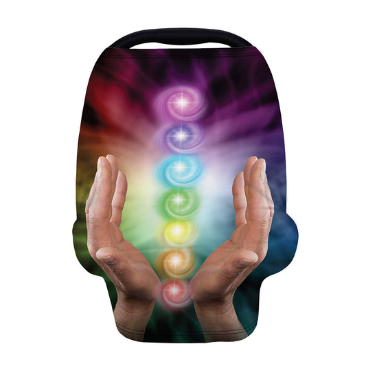 Seven Chakras Energy Print Baby Seat Cover