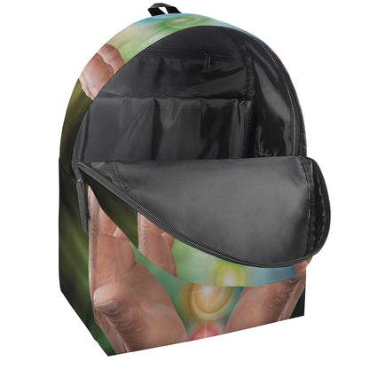 Seven Chakras Energy Print Backpack