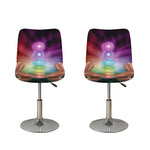 Seven Chakras Energy Print Bar Stool Covers