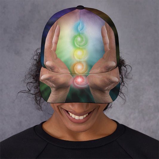 Seven Chakras Energy Print Baseball Cap