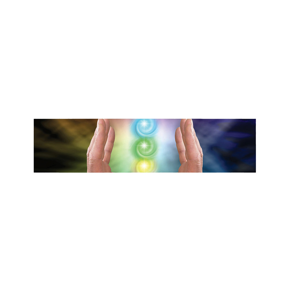 Seven Chakras Energy Print Bed Runner