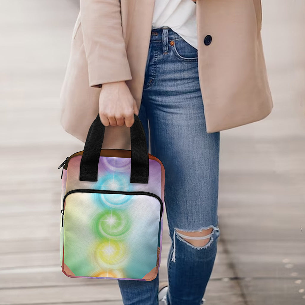 Seven Chakras Energy Print Bible Tote Bag