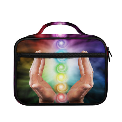 Seven Chakras Energy Print Briefcase Bible Bag