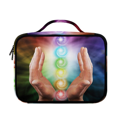 Seven Chakras Energy Print Briefcase Bible Bag