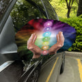 Seven Chakras Energy Print Car Side Mirror Covers