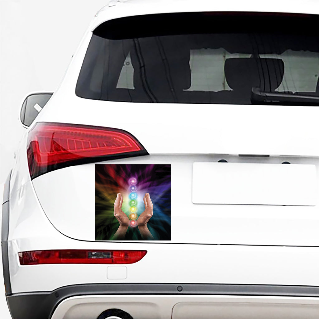 Seven Chakras Energy Print Car Sticker