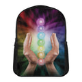 Seven Chakras Energy Print Casual Backpack