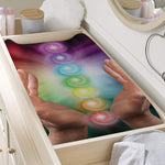 Seven Chakras Energy Print Changing Pad Cover