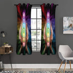 Seven Chakras Energy Print Curtain
