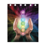 Seven Chakras Energy Print Curtain