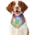 Seven Chakras Energy Print Dog Bandana