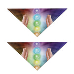 Seven Chakras Energy Print Dog Bandana
