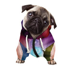 Seven Chakras Energy Print Dog Zip Up Hoodie