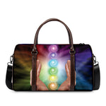 Seven Chakras Energy Print Duffle Bag