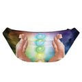 Seven Chakras Energy Print Fanny Pack