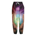 Seven Chakras Energy Print Fleece Lined Knit Pants