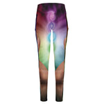 Seven Chakras Energy Print High-Waisted Pocket Leggings