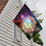 Seven Chakras Energy Print House Flag