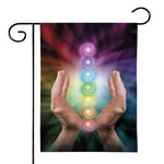 Seven Chakras Energy Print House Flag