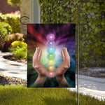 Seven Chakras Energy Print House Flag