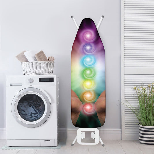 Seven Chakras Energy Print Ironing Board Cover