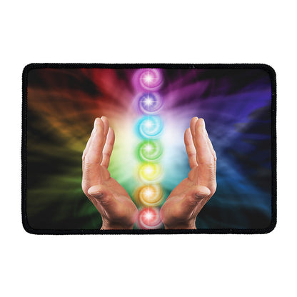 Seven Chakras Energy Print Kitchen Mat