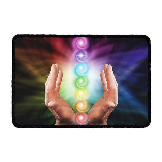 Seven Chakras Energy Print Kitchen Mat