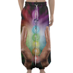 Seven Chakras Energy Print Lantern Pants