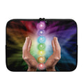 Seven Chakras Energy Print Laptop Sleeve