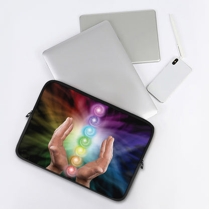 Seven Chakras Energy Print Laptop Sleeve