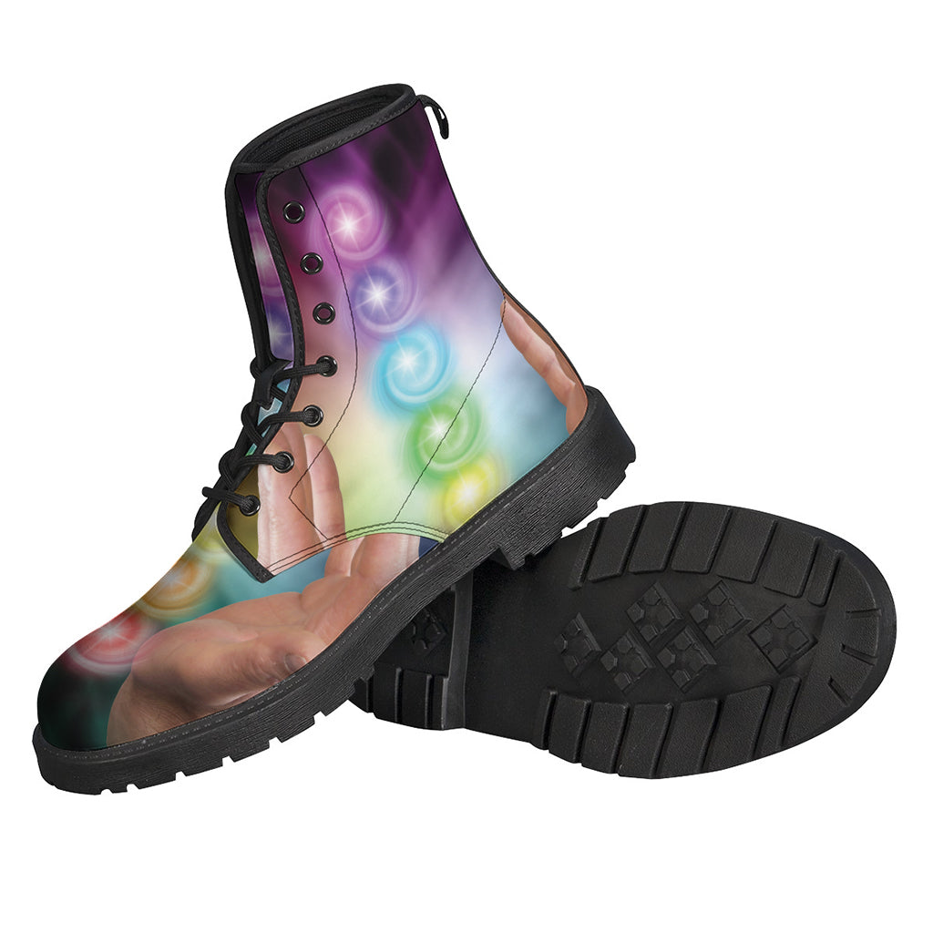 Seven Chakras Energy Print Backpack