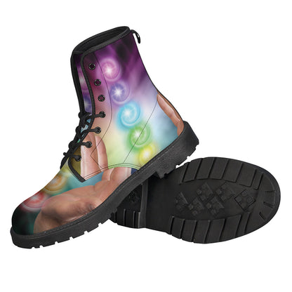 Seven Chakras Energy Print Backpack