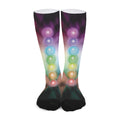 Seven Chakras Energy Print Long Socks