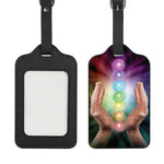 Seven Chakras Energy Print Luggage Tag