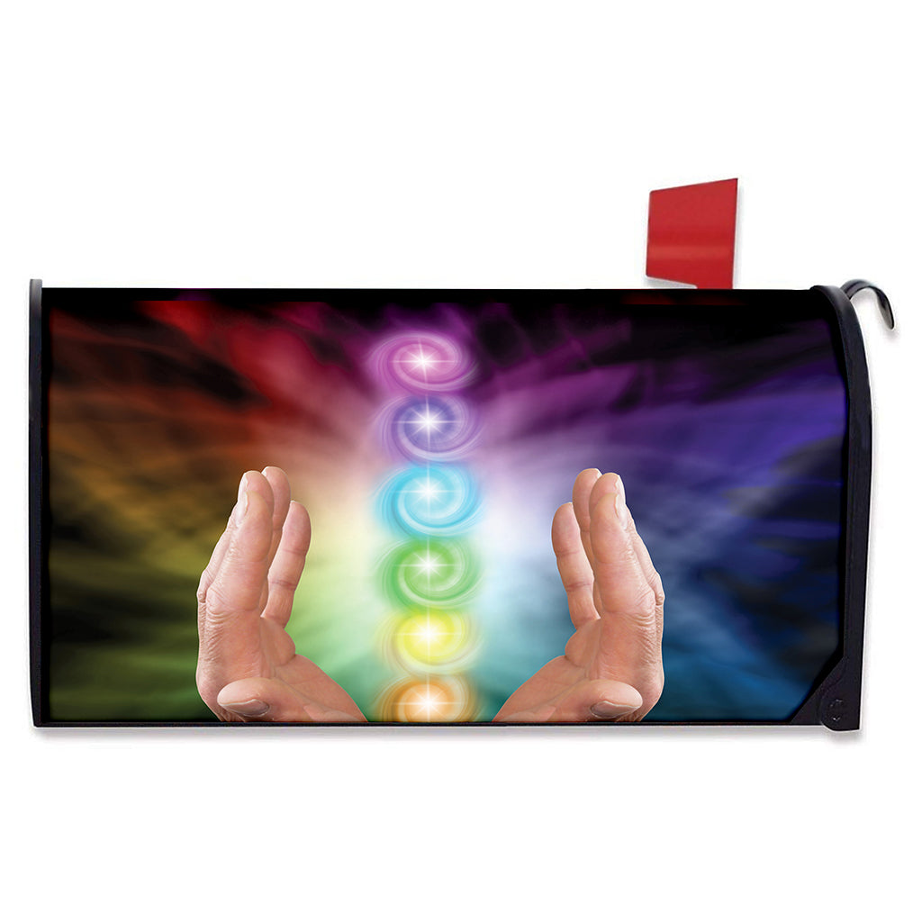 Seven Chakras Energy Print Mailbox Cover