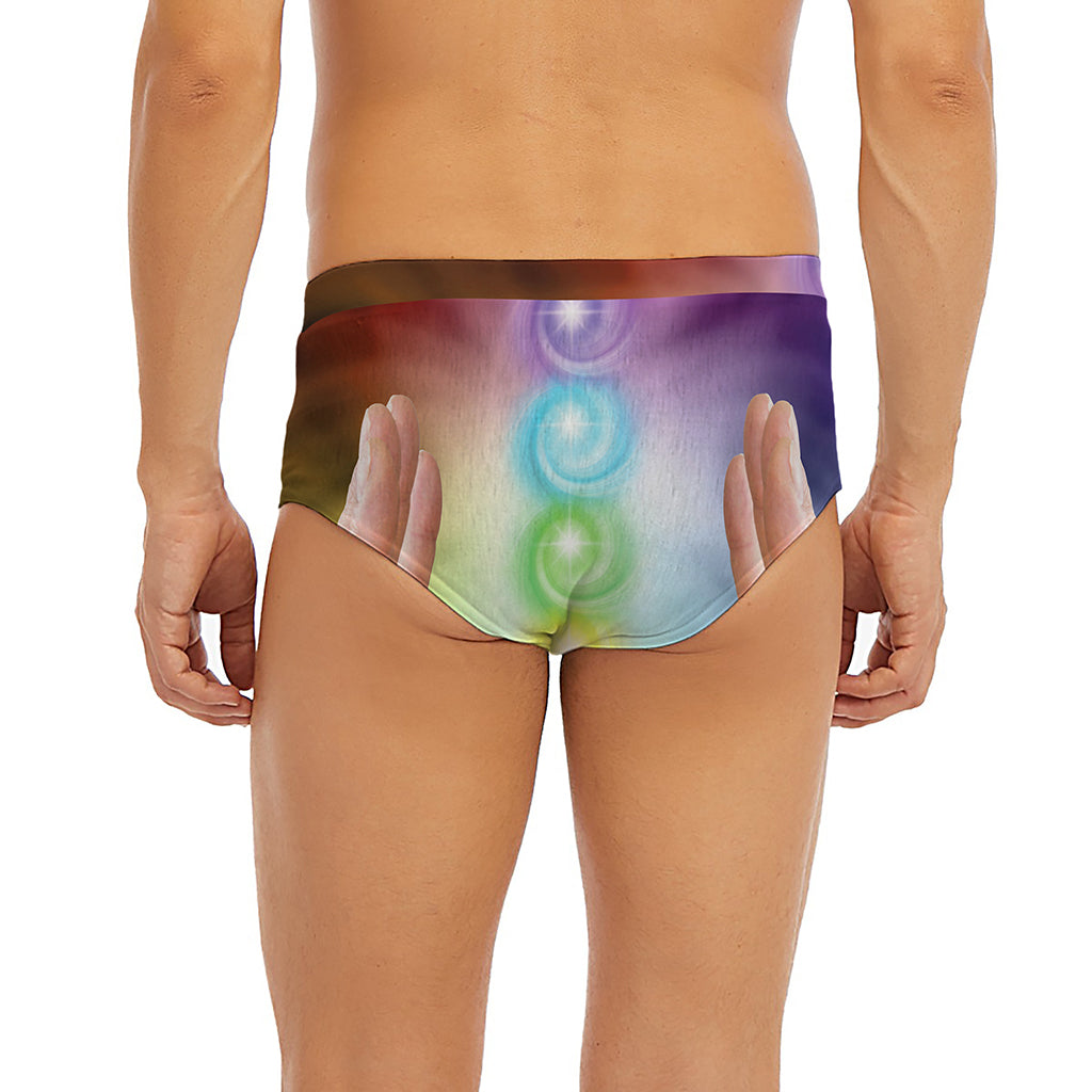 Seven Chakras Energy Print Men's Briefs