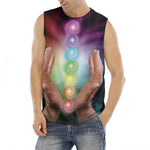 Seven Chakras Energy Print Men's Fitness Tank Top