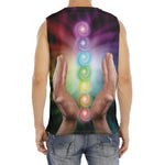 Seven Chakras Energy Print Men's Fitness Tank Top