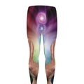 Seven Chakras Energy Print Men's Leggings