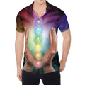 Seven Chakras Energy Print Men's Shirt