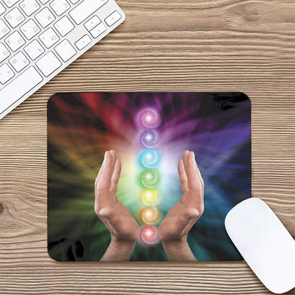 Seven Chakras Energy Print Mouse Pad