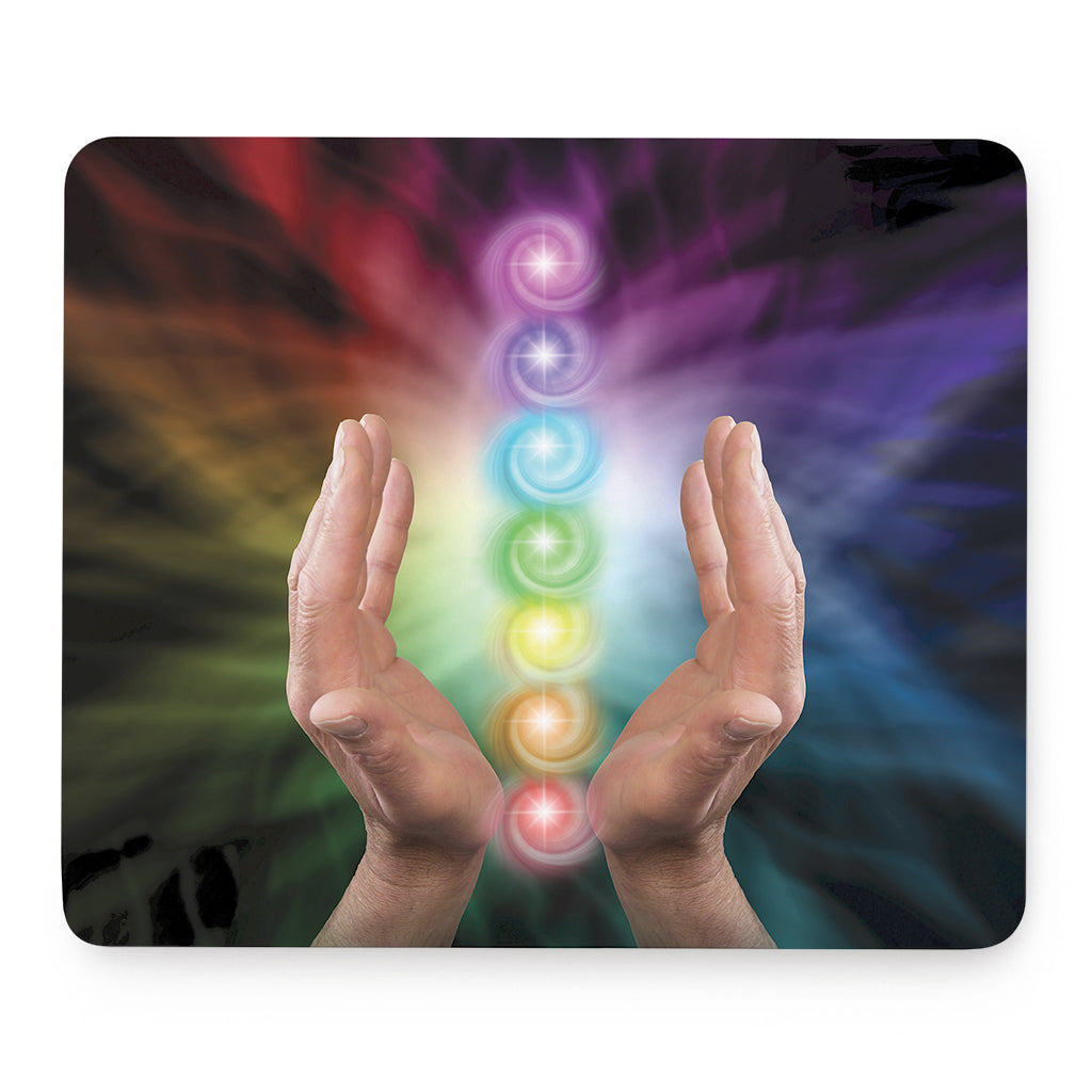 Seven Chakras Energy Print Mouse Pad