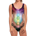 Seven Chakras Energy Print One Piece Swimsuit