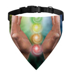 Seven Chakras Energy Print Over The Collar Dog Bandana