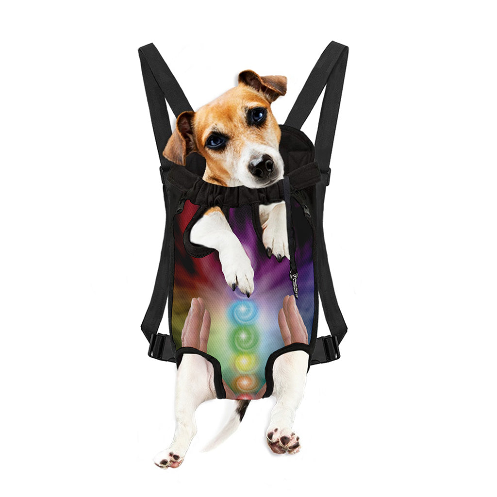 Seven Chakras Energy Print Pet Carrier Backpack
