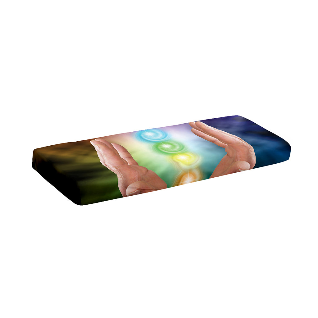 Seven Chakras Energy Print Piano Keyboard Cover