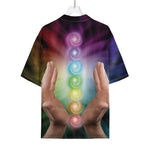 Seven Chakras Energy Print Rayon Hawaiian Shirt