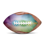 Seven Chakras Energy Print Rugby Ball