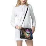 Seven Chakras Energy Print Shoulder Handbag