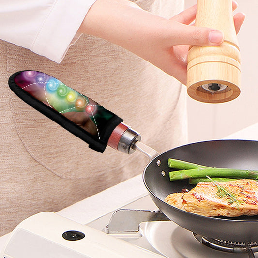 Seven Chakras Energy Print Skillet Handle Cover